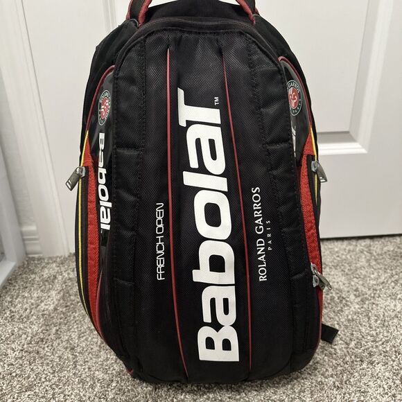 Babolat French Open Paris Roland Garros Tennis Racquet Backpack Travel Bag Case - Picture 3 of 9